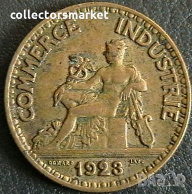 50 сантима 1923, Франция, снимка 2 - Нумизматика и бонистика - 28408601