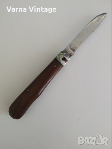Стар колекционерски сгъваем нож Loewen Messer Solingen Германия. марк., снимка 4 - Колекции - 44908228