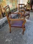 Чифт страхотни антикварни столове кресла в стил Луй 15, снимка 8