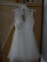 Булчинска/Сватбена рокля -  Официална/Елегантна бяла рокля, снимка 13