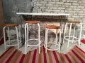Индустриални бар столове, снимка 5