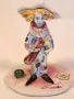италианска порцеланова фигурка клоун Арлекин Gilde Cosaro, снимка 1