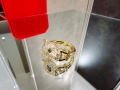 CARTIER Panthere de Cartier Gold Paved Head Diamonds Пръстен, снимка 1