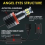 H8 Led ангелски очи автомобилни крушки, снимка 3