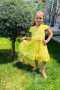 Нежна дантелена рокля с цветя  Размери -5г.7г.9г.11г. Цена -35 лв, снимка 1 - Детски рокли и поли - 36891865