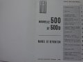 Книга Ръководство по ремонт на Френски език за ретро Фиат 500  ЕТ 500D формат А4 06.1962 година., снимка 2