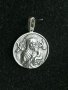 Нов сребърен медальон Св. Богородица диаметър 2,5см