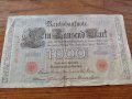 Райх банкнота - Германия - 1000 марки / 1910 година - 23699, снимка 1 - Нумизматика и бонистика - 33373422