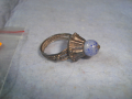 ВЪЗРОЖДЕНСКИ СРЕБЪРЕН СКЪПОЦЕНЕН ОСМАНСКИ ПРЪСТЕН - САЧАН РЪЧНА СТАРИННА МАЙСТОРСКА ИЗРАБОТКА 61021, снимка 5