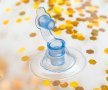 Детски прозрачен надуваем пояс INTEX Transperent Glitter, снимка 7