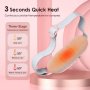 Нов Менструален Топлинен Пояс с Вибрационен Масаж и 3 Нива USB, снимка 5