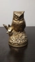 Красива статуетка на бухал. Месинг. , снимка 2