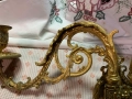 Свещници за пиано - уникално красиви позлатени Франция ок. 1850, снимка 14
