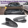 Карбонови капаци за огледала VW Jetta MK6 Passat B7 Scirocco CC – Комплект, на щипки, снимка 1