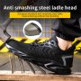 Работни обувки с метално бомбе - уникално леки от дишащ материал, снимка 13