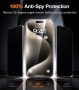 Apple iPhone 17 / Pro / Max / Air / PRIVACY ANTI-SPY Full Glue Стъклен протектор, снимка 7