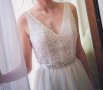 Дизайнерска сватбена рокля, снимка 1
