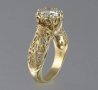 Луксозен пръстен с диамант 💥, снимка 2