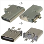 Букса конектор USB Type-C  14 / 24 pin , USB 3.1 , USB 3.2 SMT Connector, снимка 3