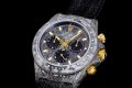 Мъжки часовник Rolex DiW Black and Gold Rolex Daytona с автоматичен швейцарски механизъм, снимка 6