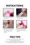 Комплект Разкошни Press-on Изкуствени Нокти 24 броя в Бонбонено Розов Цвят КОД nail163, снимка 4