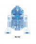 R2D2 R2-D2 прозрачен дроид робот Star Wars Междузвездни Войни фигурка за Лего конструктор, снимка 1 - Конструктори - 29036014