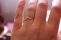 Нежно сребърно пръстенче R058, снимка 6
