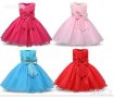 Детска рокля 6 цвята брокат  размер 100  от 2 до 4 години ново Размер 100 ново, снимка 1