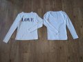 Лот 2 броя Нови Бели дамски блузи с дълъг ръкав S размер