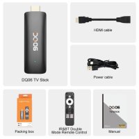 DQ06 TV Stick 4K, Android TV, IPTV, SlimBoxTv, Тв Стик, HDR10+, WiFi 6, Smart TV, снимка 5 - Приемници и антени - 43492372