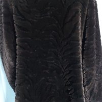 Германско палто с косъм е животински принт / голям размер , снимка 10 - Палта, манта - 43758993