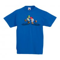 Детска тениска Супер Марио Mario & Luigi Cart, снимка 1 - Детски тениски и потници - 33089747