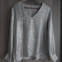 златиста блуза, снимка 1 - Блузи с дълъг ръкав и пуловери - 40535888