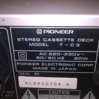 PIONEER T-C3 DECK MADE IN JAPAN-ВНОС ФРАНЦИЯ, снимка 13 - Декове - 26695446
