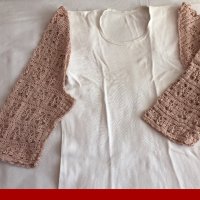 Нови Ръкави плетени на една кука за блуза, рокля , снимка 1 - Корсети, бюстиета, топове - 29916270