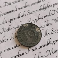 Монета - Трети райх -Германия - 10 пфенига | 1940г.; серия J, снимка 2 - Нумизматика и бонистика - 43352636