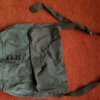 Войнишка брезентова чанта мешка за през рамо, снимка 4 - Чанти - 43460230