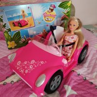 Simba Steffi Love Кукла с лятна кола, снимка 7 - Коли, камиони, мотори, писти - 43628309
