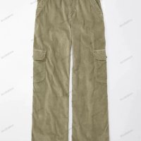 Дамски свободен прав панталон от рипсено кадифе в едноцветен цвят, 5цвята - 024, снимка 3 - Панталони - 43415803