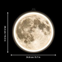Нова Неонова Луна LED - Стилен Декор за Стена, Идеален Подарък, снимка 2 - Други - 43686859