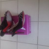 Дамски елегантни,лачени официални обувки без пръсти,10см ток,номер 37, снимка 2 - Дамски елегантни обувки - 25583435
