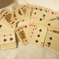 Стари Ретро Карти за Игра, - 52 бр., снимка 2 - Карти за игра - 37169070