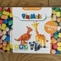 Детски креативет комплект - Playmais диви животни , Германия , снимка 1 - Рисуване и оцветяване - 39669384