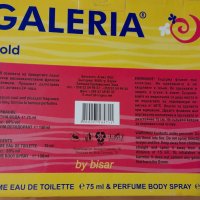 Комплект  тоалетна вода  Galeria Gold  75 мл. + дезодорант Galeria Gold  150 мл. , снимка 2 - Дамски парфюми - 39794800