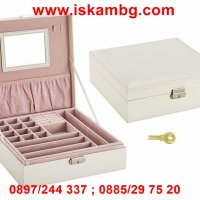 Луксозна кожена кутия за бижута -на 2 нива - МОДЕЛ 2010, снимка 1 - Други - 26857713