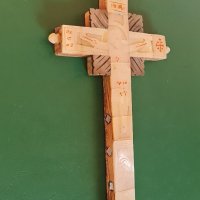 Възрождеснко седефен кръст от 19-ти век, снимка 6 - Антикварни и старинни предмети - 43655247