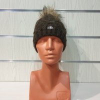 Нова дамска шапка СилвърСтар с подплата плюш в тъмнокафяв цвят, снимка 5 - Шапки - 35512086