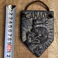 Интересен ръчно изработен канадски керамичен сувенир, снимка 4 - Пана - 35133215