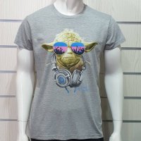 Нова мъжка тениска с трансферен печат Йода, Междузвездни войни (Star Wars), снимка 7 - Тениски - 28263588