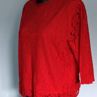 Дантелена блуза "Н&М"® / голям размер, снимка 2 - Блузи с дълъг ръкав и пуловери - 26556148